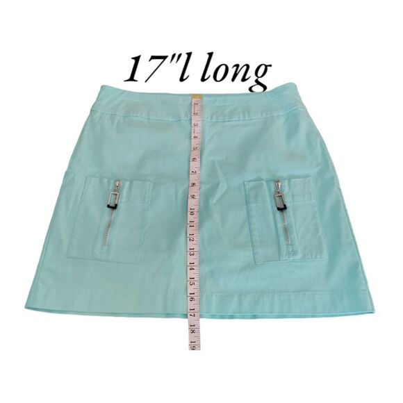 Jamie Sadock Mint Green Mini Athletic Golf Skirt Skort with Pockets Size 10 - Picture 14 of 15